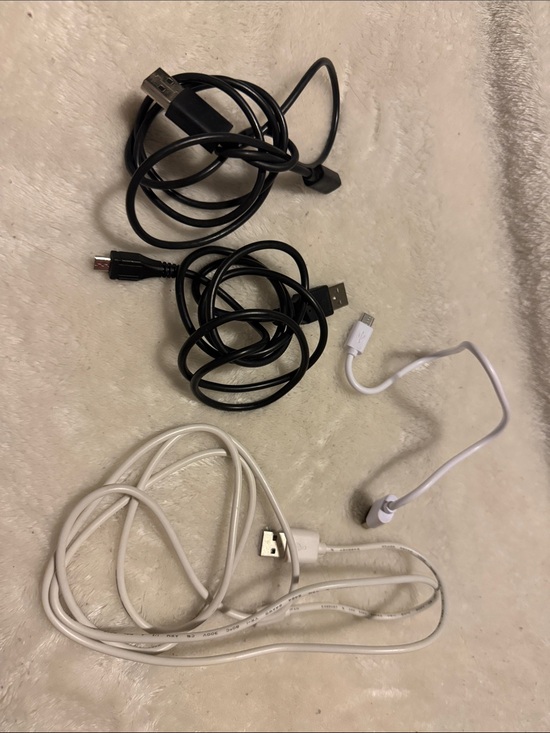 Other - 4 USB Charging & Data Cables - Black and White